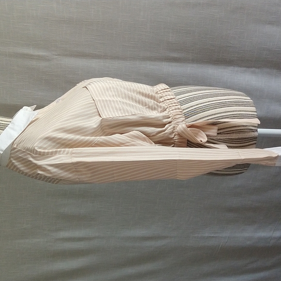 Crop top long sleeve button down shirt size small - Picture 5 of 13